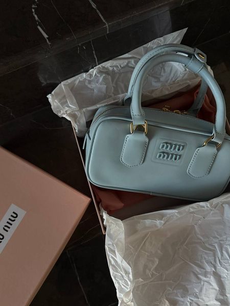 Miu Miu Arcadie Matelass&eacute; Nappa Leather. Blu [Ориг Коробка] miu2060 фото