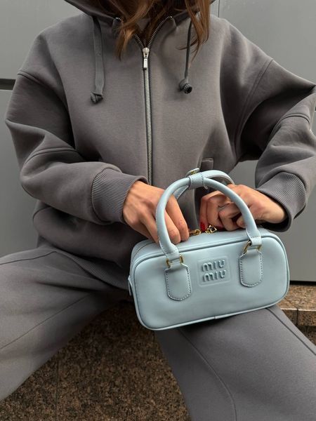 Miu Miu Arcadie Matelass&eacute; Nappa Leather. Blu [Ориг Коробка] miu2060 фото