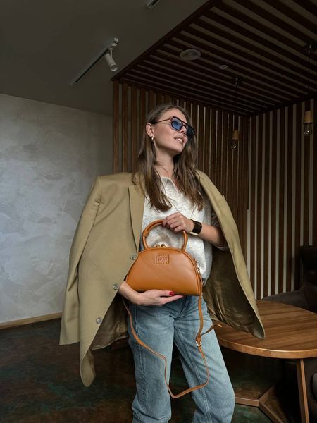 Miu Miu Leather Top Handle Bag Brown [Ориг Коробка] miu2047 фото