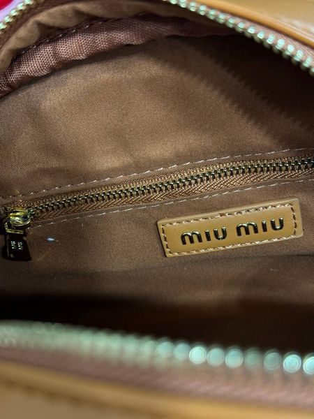 Miu Miu Leather Top Handle Bag Brown [Ориг Коробка] miu2047 фото