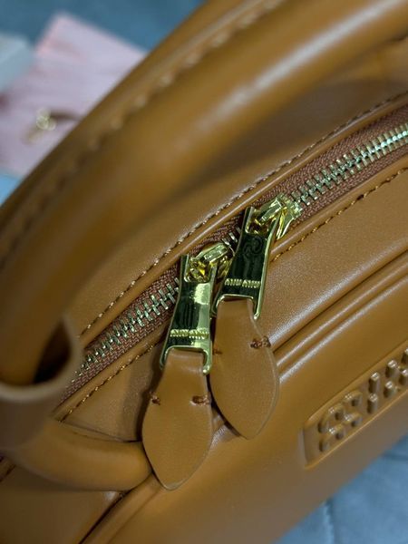 Miu Miu Leather Top Handle Bag Brown [Ориг Коробка] miu2047 фото