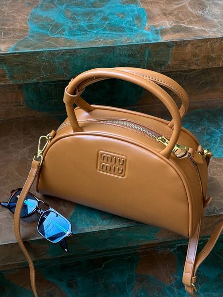 Miu Miu Leather Top Handle Bag Brown [Ориг Коробка] miu2047 фото