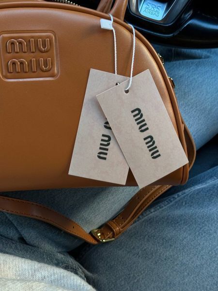 Miu Miu Leather Top Handle Bag Brown [Ориг Коробка] miu2047 фото