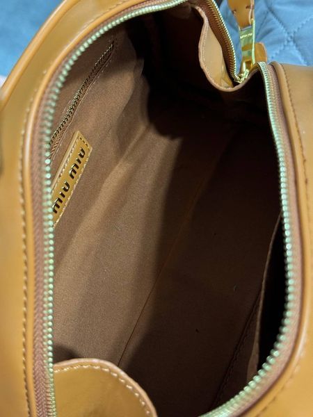 Miu Miu Leather Top Handle Bag Brown [Ориг Коробка] miu2047 фото
