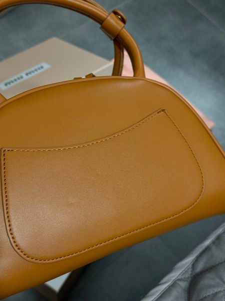 Miu Miu Leather Top Handle Bag Brown [Ориг Коробка] miu2047 фото