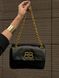 Balenciaga Monaco Mini Chain Bag Black/Gold B1200 фото 11
