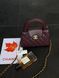 Chanel Kelly Bag Shiny Aged Calfskin Burgundy & Gold Hardware Коробка магніт pr9904 фото 1