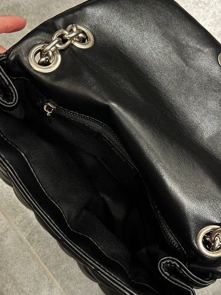Balenciaga Monaco Mini Chain Bag Black/Silver B1201 фото