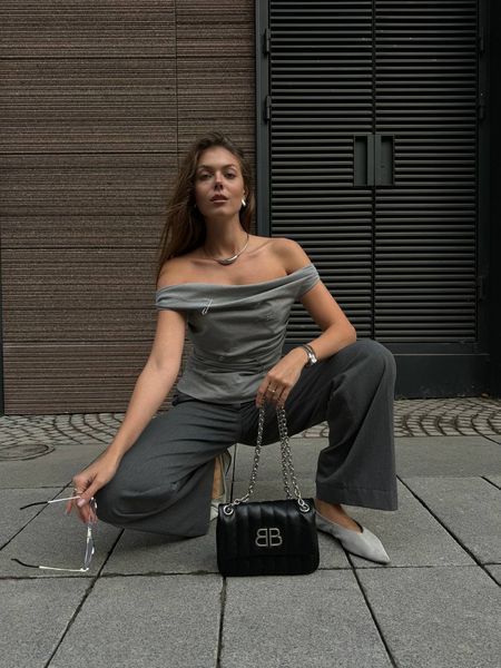 Balenciaga Monaco Mini Chain Bag Black/Silver B1201 фото