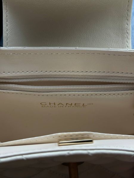 Chanel Kelly Bag Shiny Aged Calfskin Milk& Gold Hardware Коробка магніт + Захисна коробка pr9900 фото