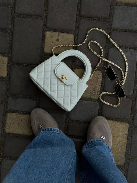 Chanel Kelly Bag Shiny Aged Calfskin Milk& Gold Hardware Коробка магніт + Захисна коробка pr9900 фото