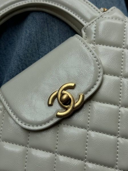 Chanel Kelly Bag Shiny Aged Calfskin Milk& Gold Hardware Коробка магніт + Захисна коробка pr9900 фото