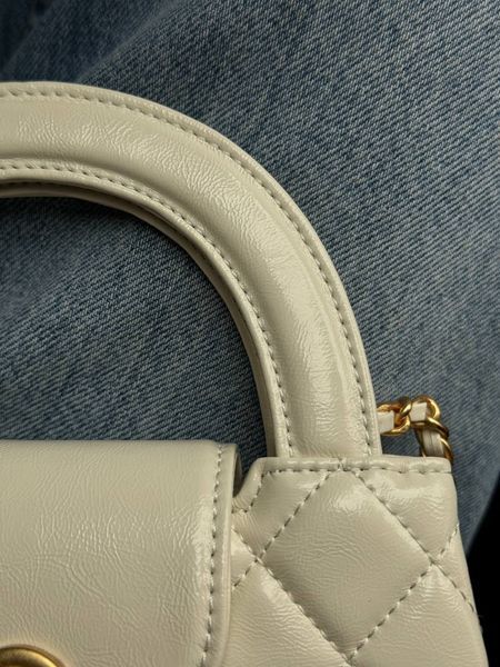 Chanel Kelly Bag Shiny Aged Calfskin Milk& Gold Hardware Коробка магніт + Захисна коробка pr9900 фото