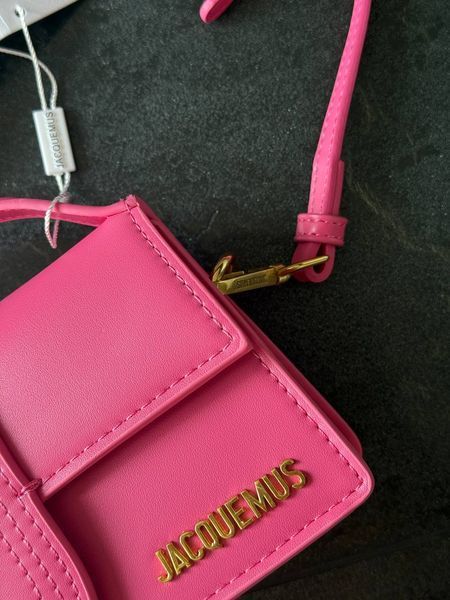 Jacquemus Le Bambino Handbag With Adjustable Crossbody Pink pr1899 фото
