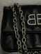 Balenciaga Monaco Mini Chain Bag Black/Silver B1201 фото 5