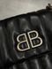 Balenciaga Monaco Mini Chain Bag Black/Silver B1201 фото 24
