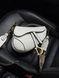 Dior Saddle Bag with Strap MILK Grained Calfskin[оригінальна коробка] DR00039 фото 8