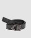 Coach Belt Kit із шкіри та фірмової канви Grey Canvas/Black Fittings  6616222 фото 4