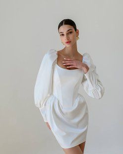 Mini Mango &mdash; атласна міні-сукня 507 фото