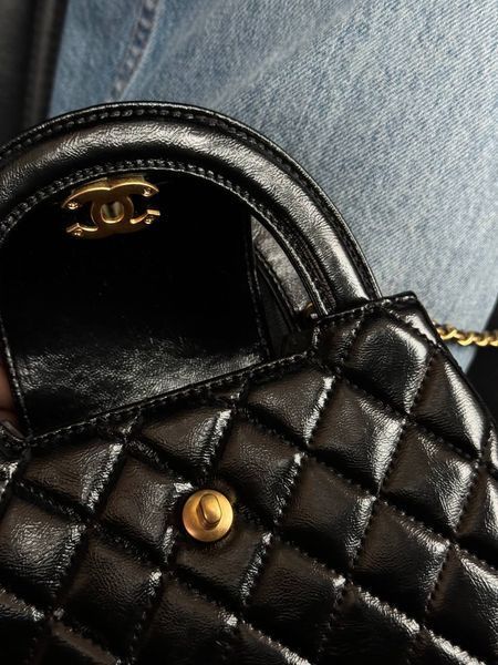 Chanel Kelly Bag Shiny Aged Calfskin Black& Gold Hardware Коробка магніт + Захисна коробка pr9903 фото