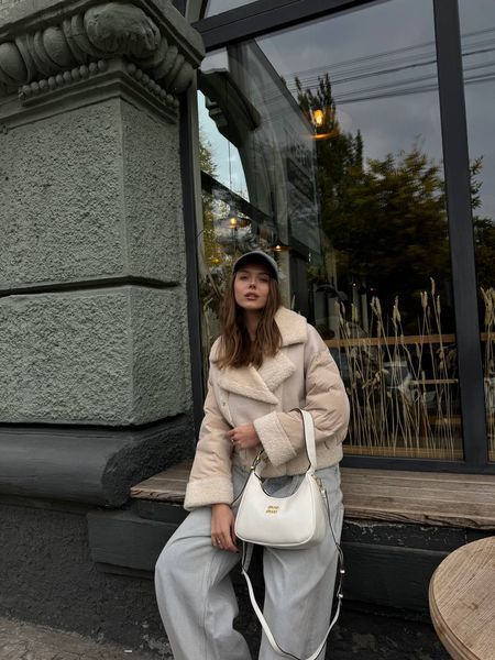 Miu Miu Leather Hobo Bag White [Ориг Коробка] miu2053 фото