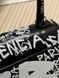 Balenciaga Hourglass Handbag Small in Crocodile Embossed Calfsk Black/White pr1050 фото 17