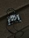 Balenciaga Hourglass Handbag Small in Crocodile Embossed Calfsk Black/White pr1050 фото 2