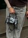 Balenciaga Hourglass Handbag Small in Crocodile Embossed Calfsk Black/White pr1050 фото 13