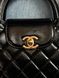 Chanel Kelly Bag Shiny Aged Calfskin Black& Gold Hardware Коробка магніт + Захисна коробка pr9903 фото 29